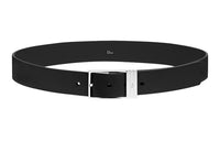 DIOR Cow Leather Belts Men's Black 3cm
