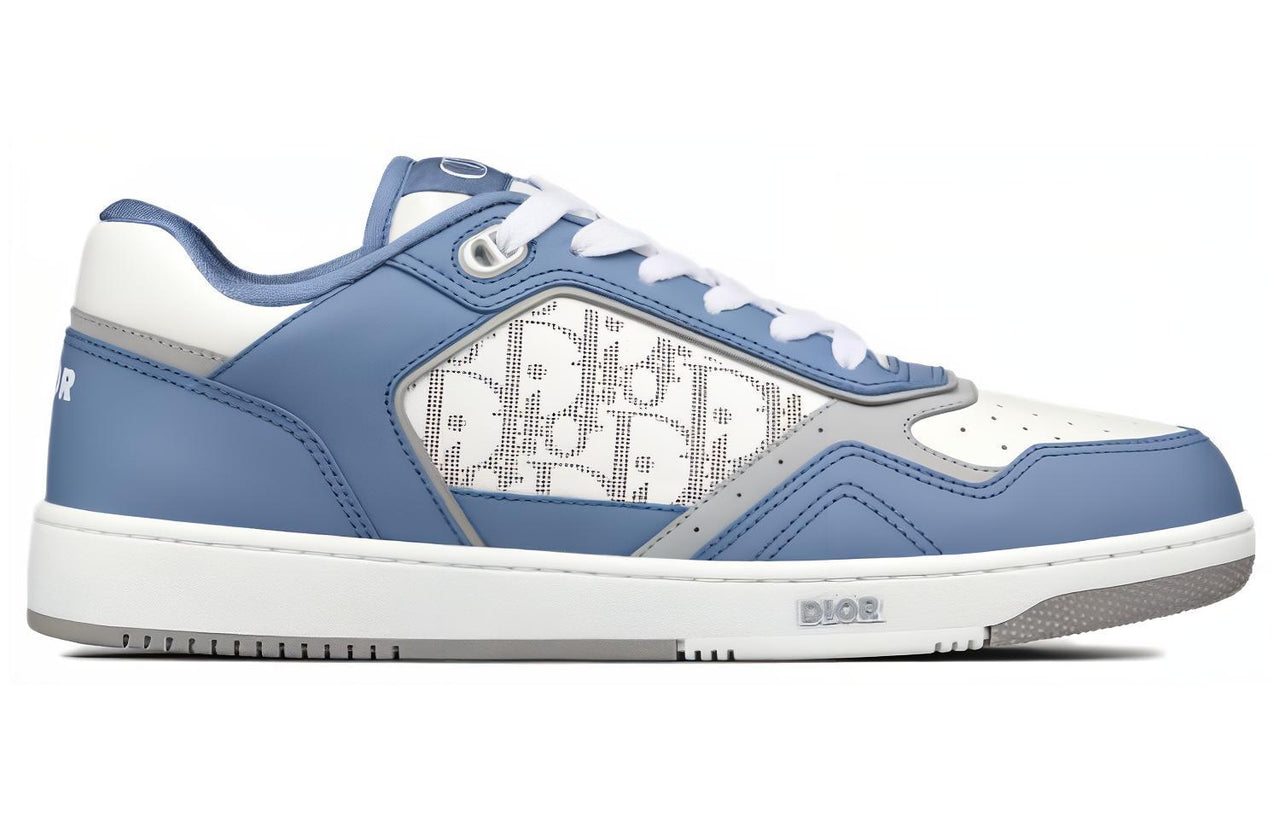 DIOR B27 Low Blue White DIOR Oblique Galaxy Leather