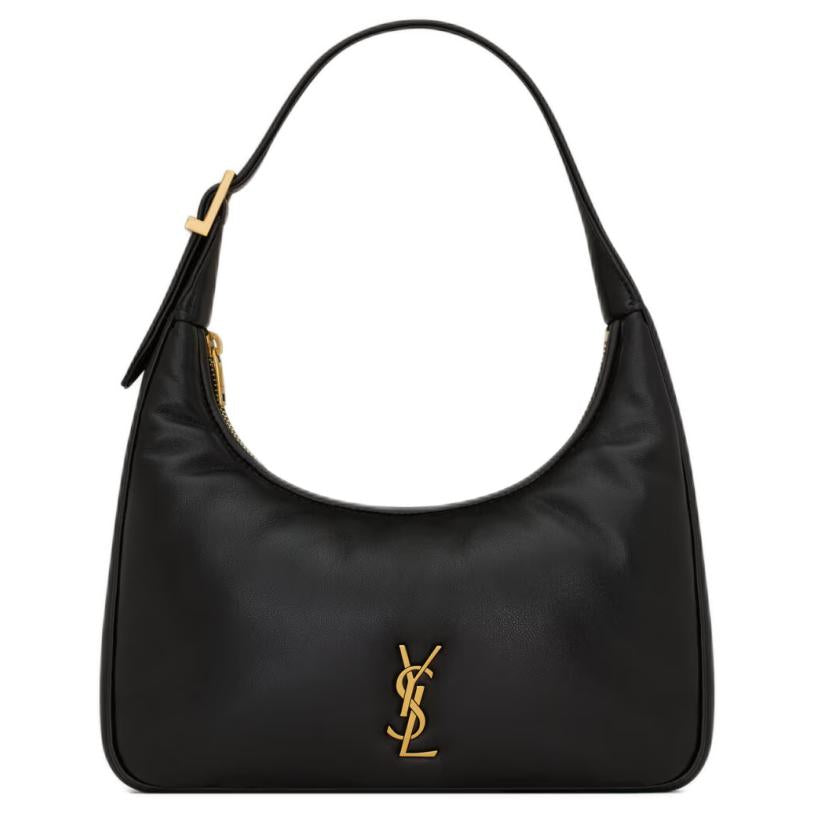 SAINT LAURENT Lambskin Vagabond Bag Handbag Shoulder Bag Mini Women's Black