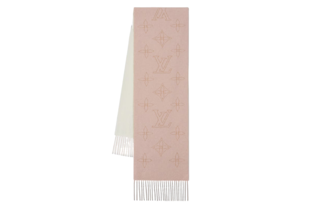 LOUIS VUITTON Knit Scarves Women's Pink
