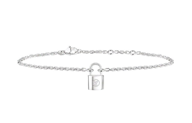 LOUIS VUITTON SiLOUIS VUITTONer Lockit Bracelet Sterling SiLOUIS VUITTONer