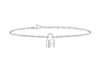 LOUIS VUITTON SiLOUIS VUITTONer Lockit Bracelet Sterling SiLOUIS VUITTONer