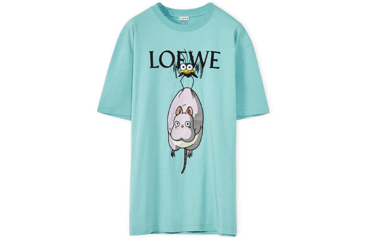 LOEWE x QIANYUQIANXUN,LIANMINGKUAN T Shirt Women's Turquoise