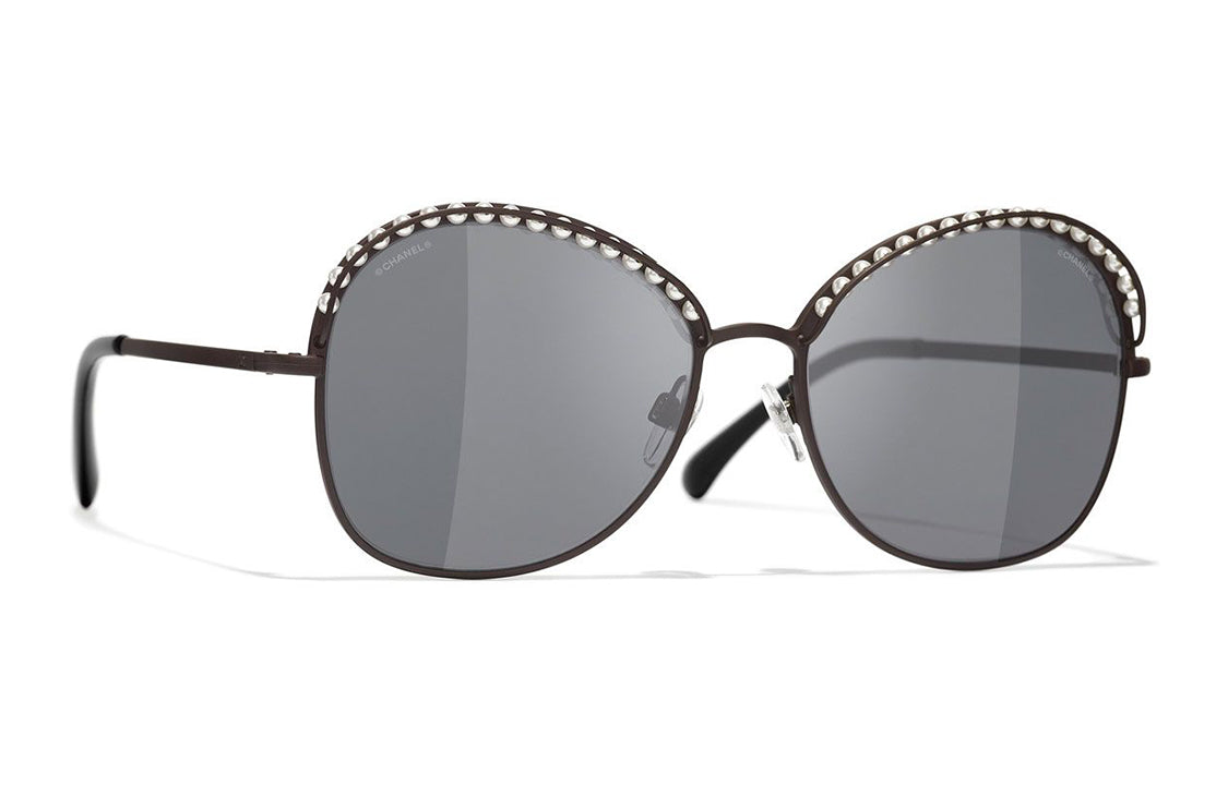 CHANEL Sunglasses Unisex Black