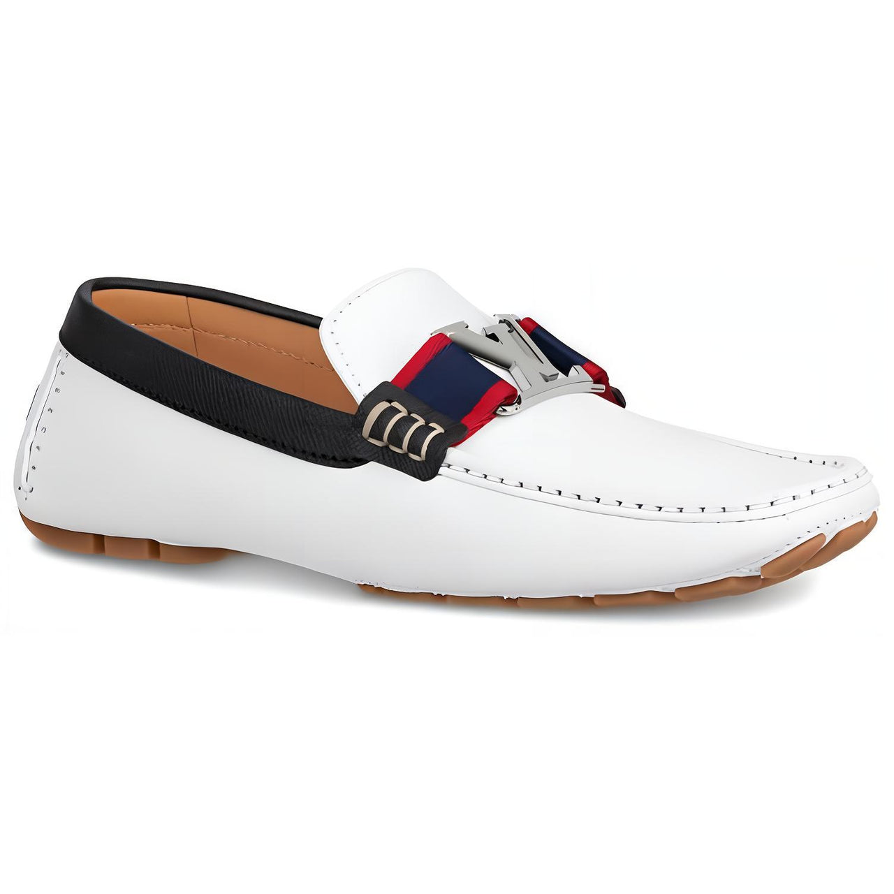 LOUIS VUITTON Monte Carlo Casual Shoes Men's White