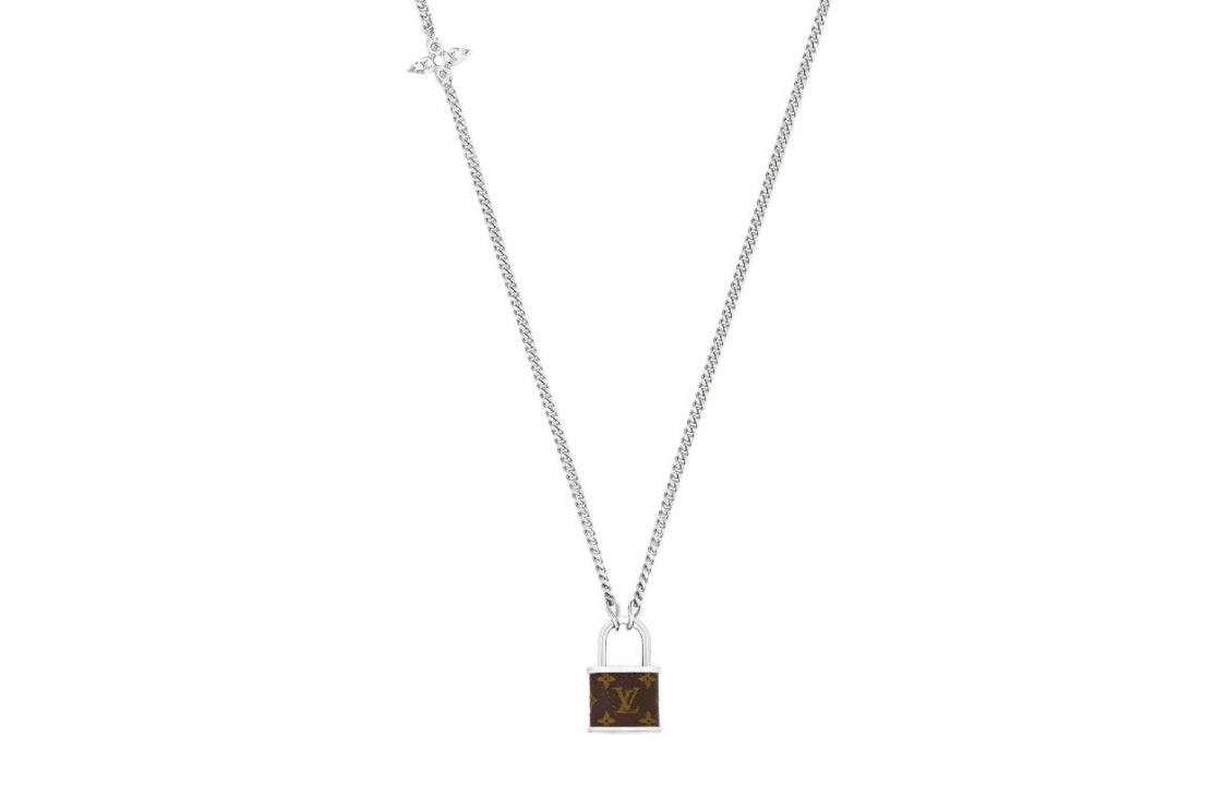 LOUIS VUITTON MONOGRAM LOCK Charms / Pendants Men Silver