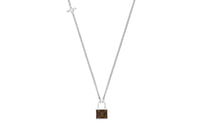 LOUIS VUITTON MONOGRAM LOCK Charms / Pendants Men Silver