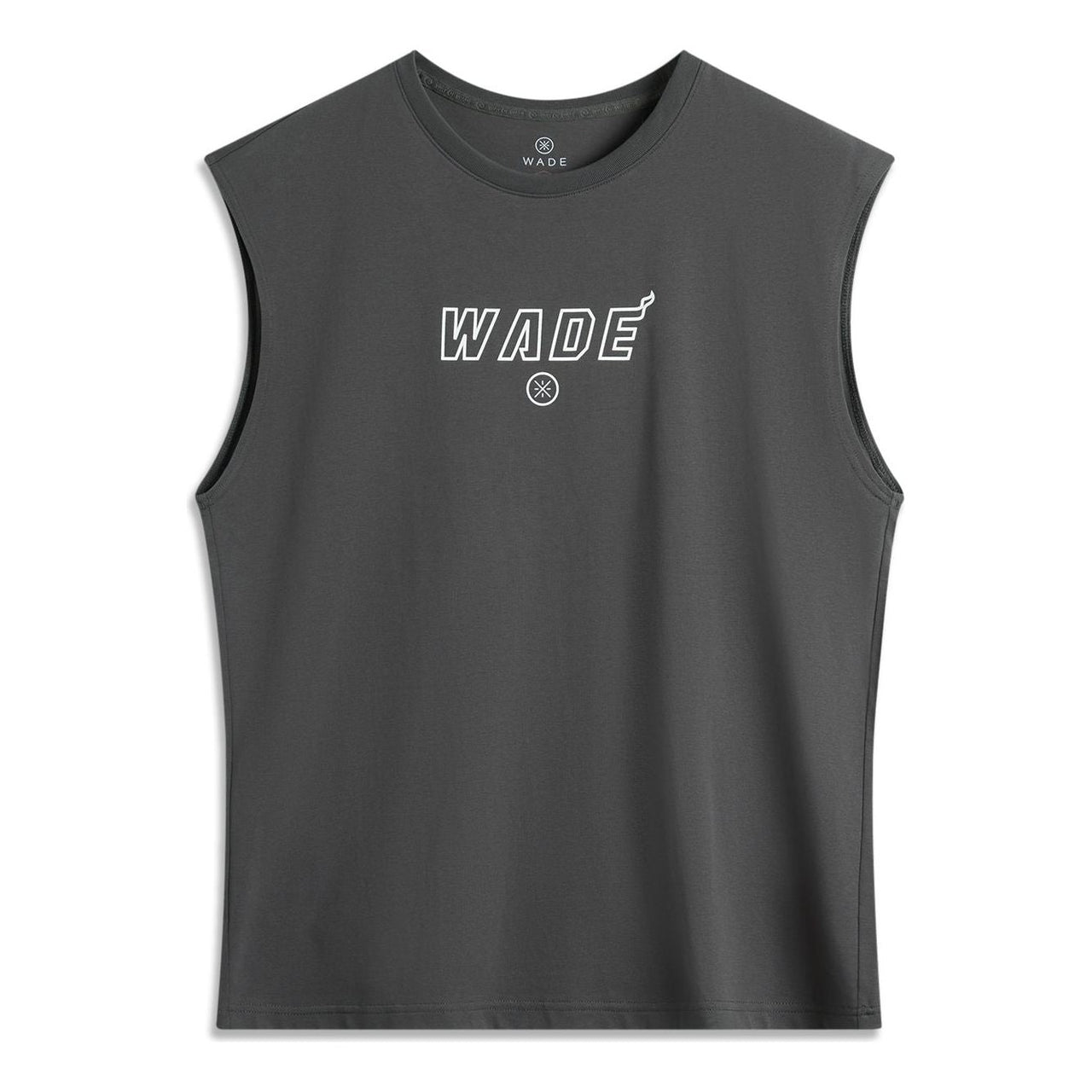 Li-Ning x ADAM Way Of Wade Graphic Oversized Tank 'Dark Grey' AVSU731-1