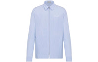 DIOR Christian DIOR Couture Pinstriped Zipped Shirt