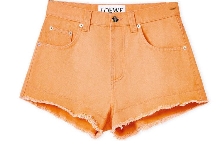 LOEWE Denim Shorts 'Mandarin'