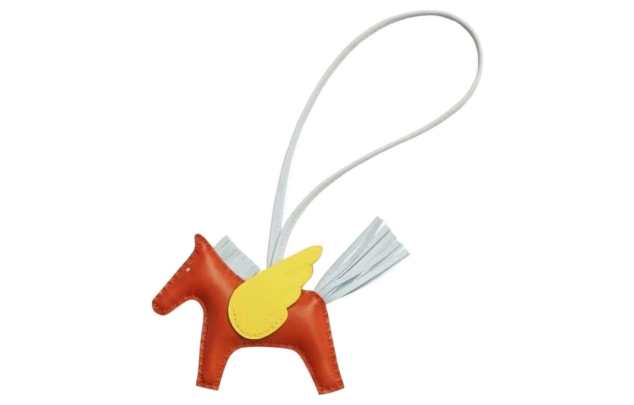 HERMES Pendants Unisex Light Jade Orange
