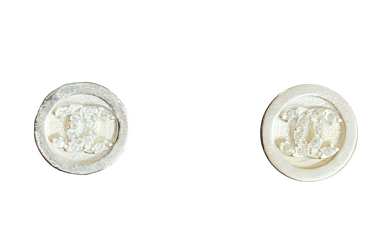 CHANEL Stud Earrings Women's Gold