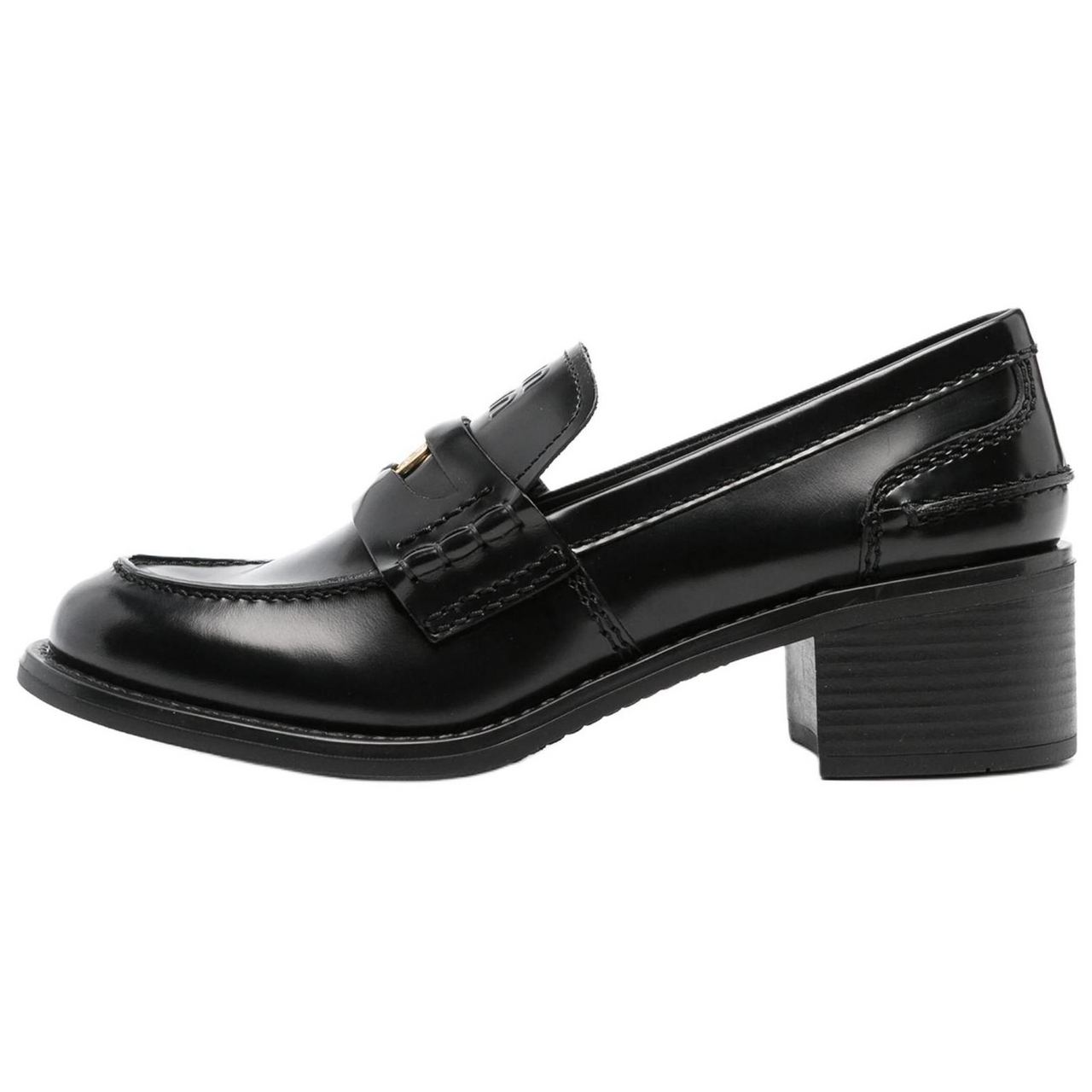 MIU MIU New Year Collection Loafers 5cm Women's Black