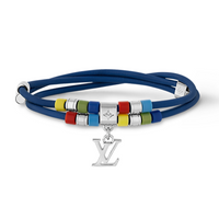 LOUIS VUITTON Brass Bracelets Men's Blue