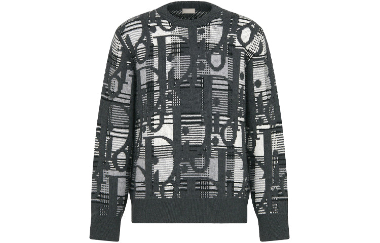 DIOR Quarterly New Products Sweaters Men Gray
