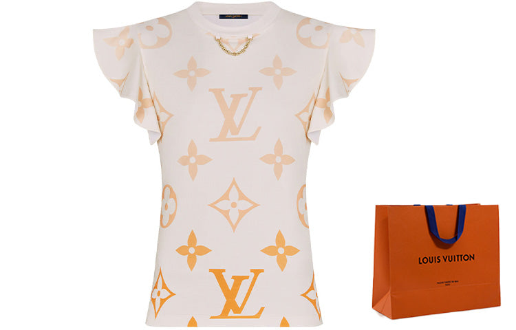 LOUIS VUITTON T-Shirt Women's Light Pink