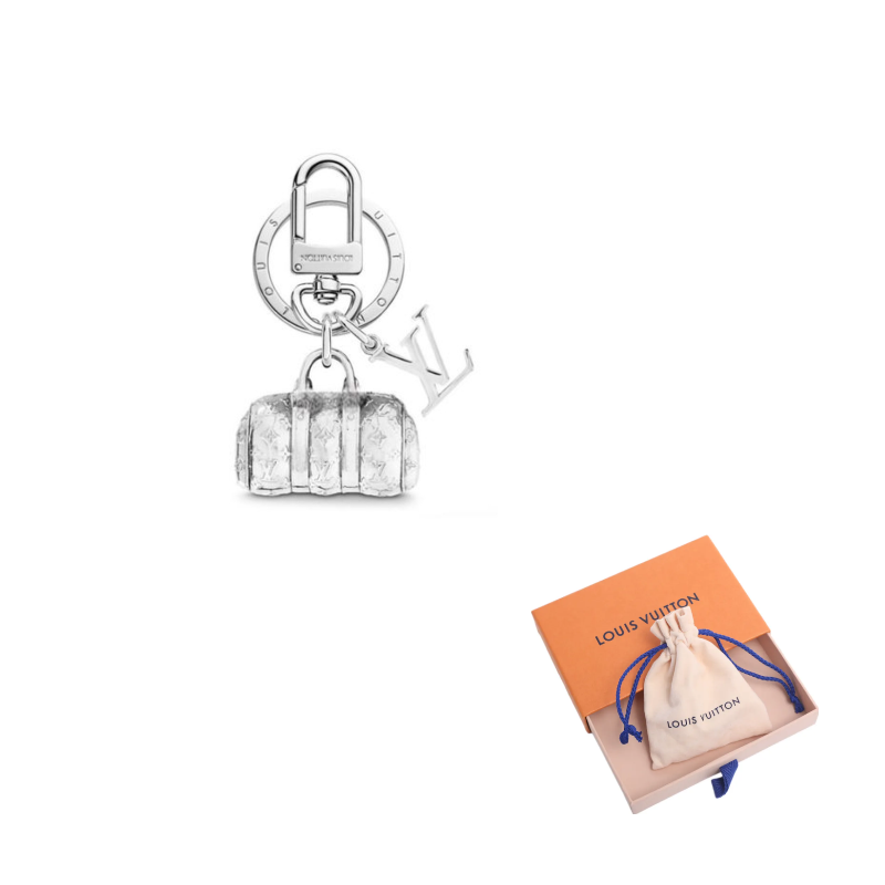 LOUIS VUITTON Blown Up Figurine Key Holder And Bag Charm