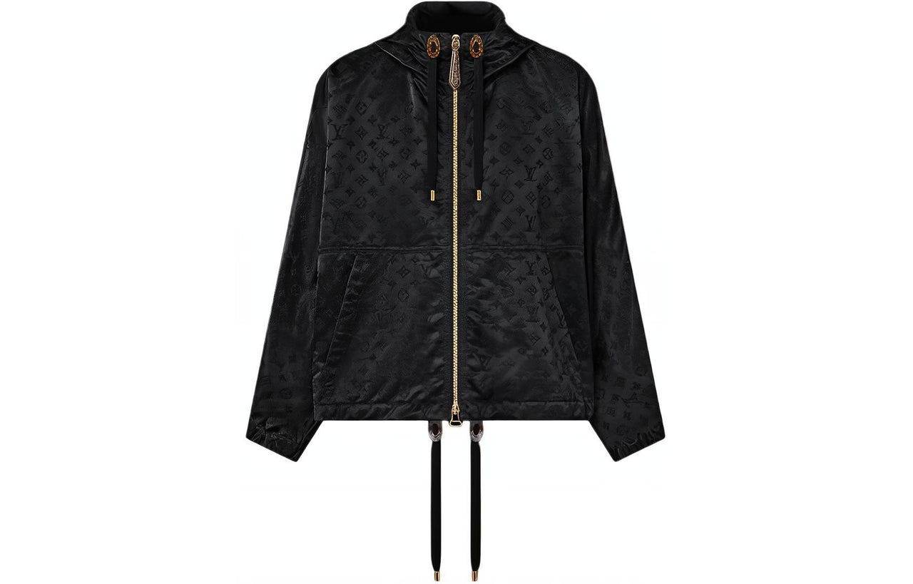 LOUIS VUITTON Shiny Monogram Short Parka