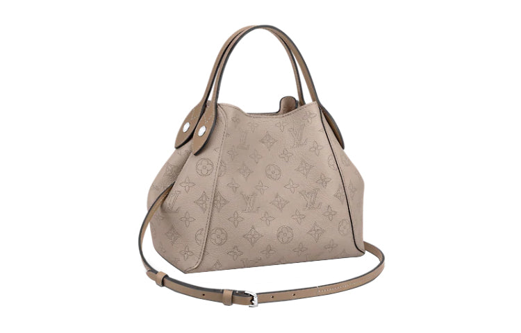 LOUIS VUITTON Cow Leather Bucket Bag Tote Bag Shopping Bag Handbag Small Size Women's Elephant Gray