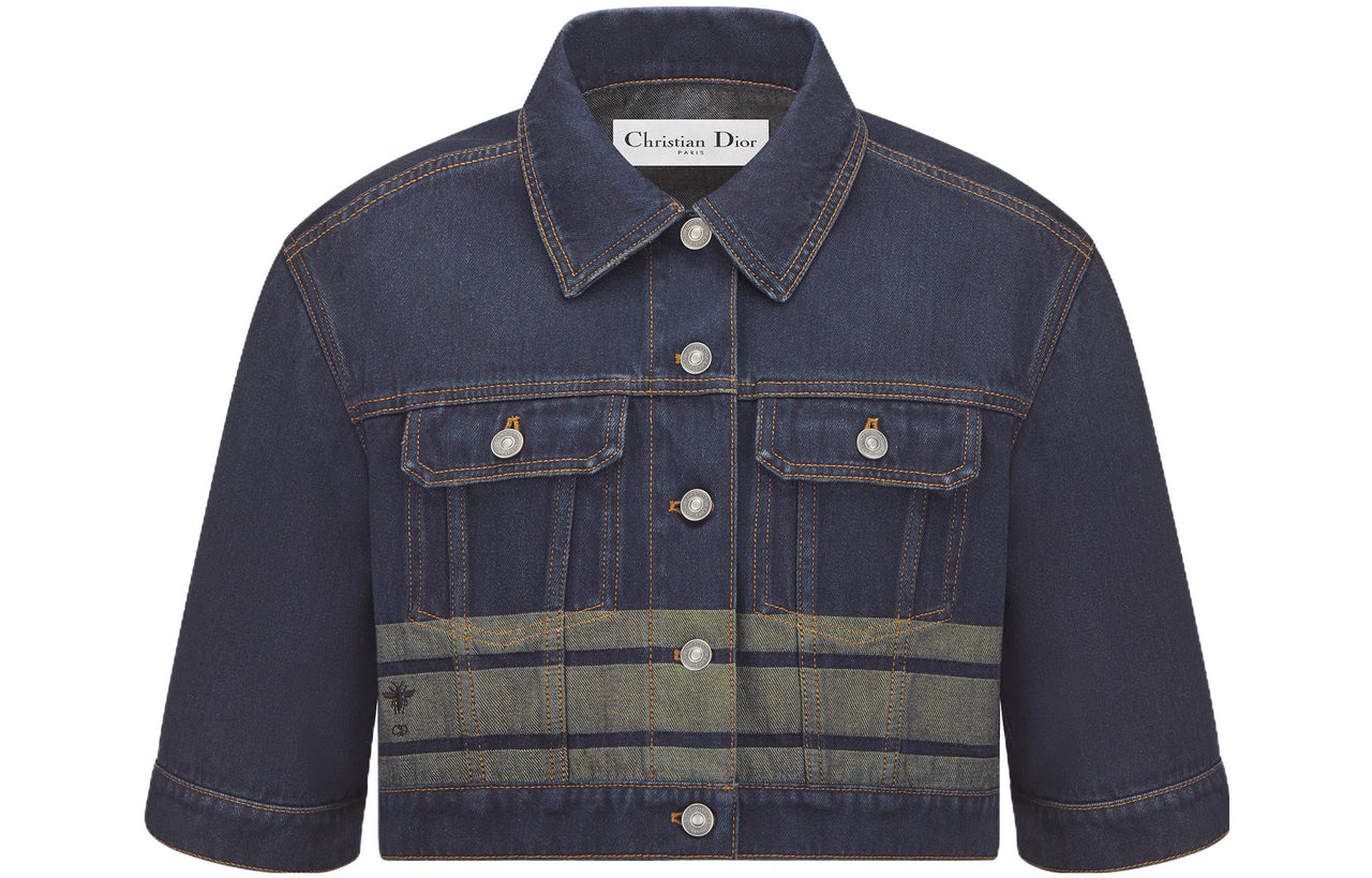 DIOR Denim Jackets Women's Blue