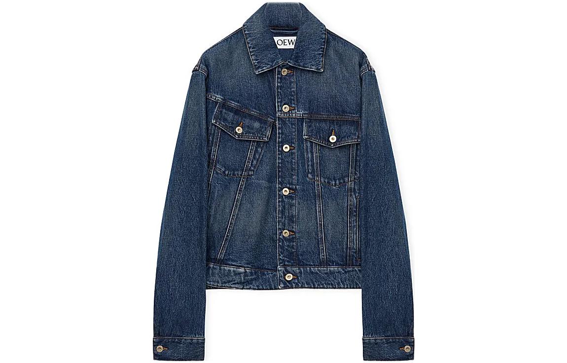 LOEWE Denim Jackets Men Blue