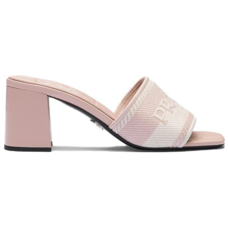 PRADA Slip Resistant Slide Slippers Women's Pink