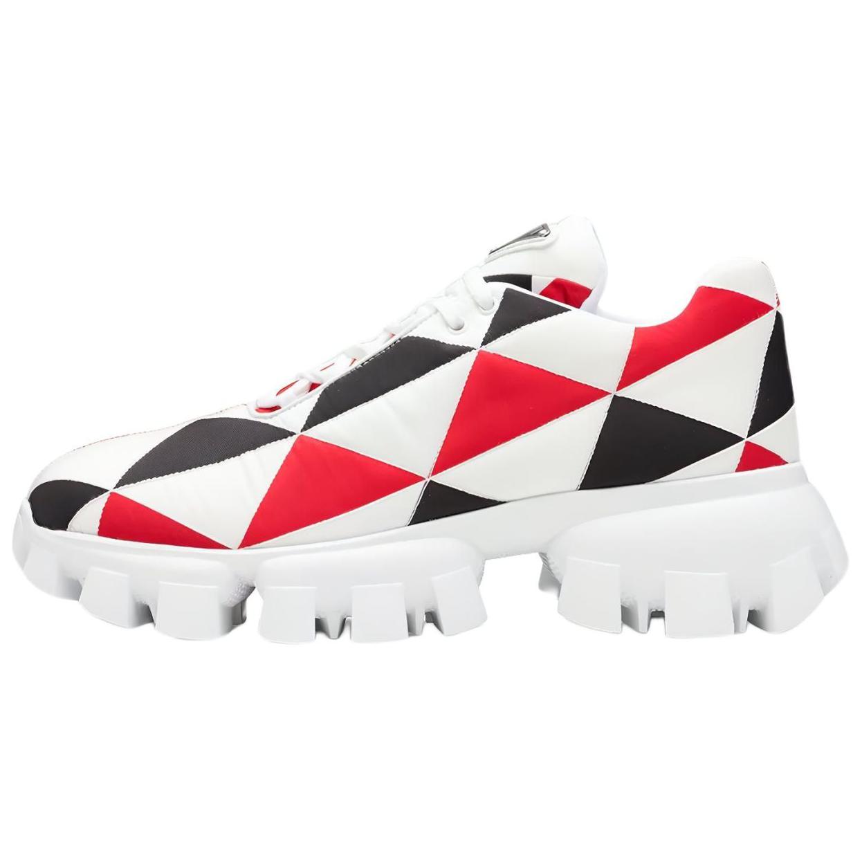 PRADA Shock Absorbers With Slip Resistant And Abrasion Resistant Properties Low Top Casual Shoes