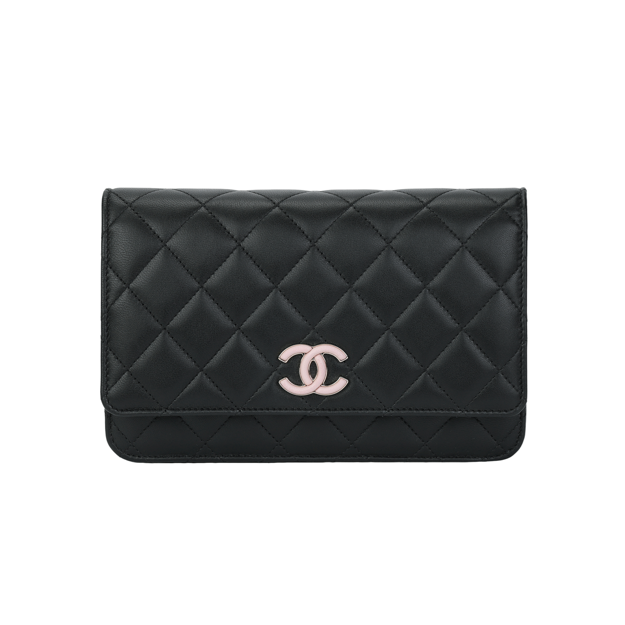 CHANEL WOC Sheepskin Combo Bag, Shoulder Bag, Crossbody Bag Women's Black