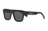 DIOR Square Sunglasses Men's Black