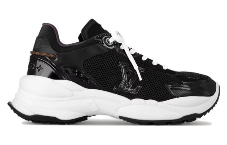 LOUIS VUITTON Run 55 Casual Shoes Women's Black