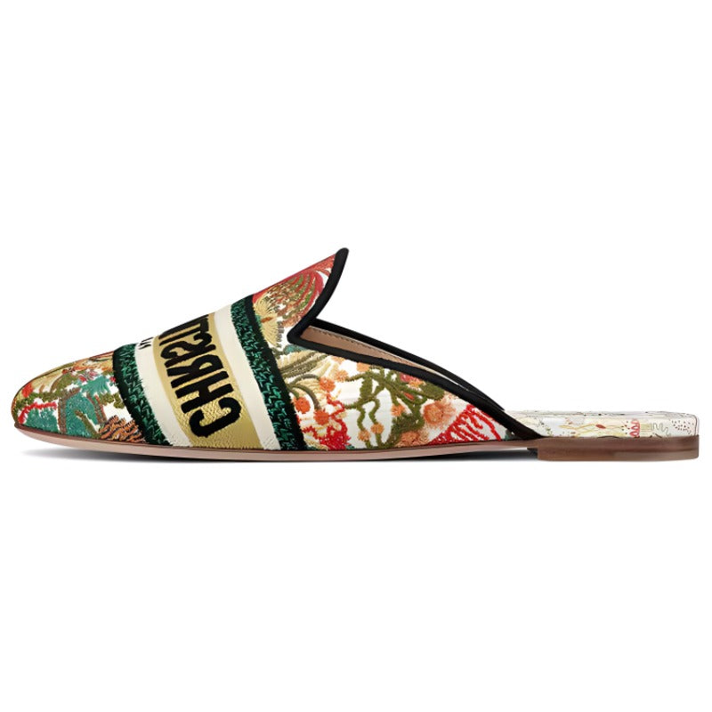 DIOR Off Mule Stylish Sandals Women's Multicolor