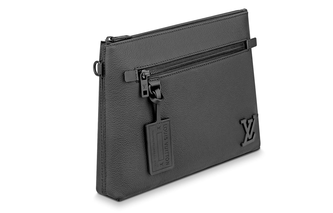 LOUIS VUITTON Aerogram IPad Pouch Black