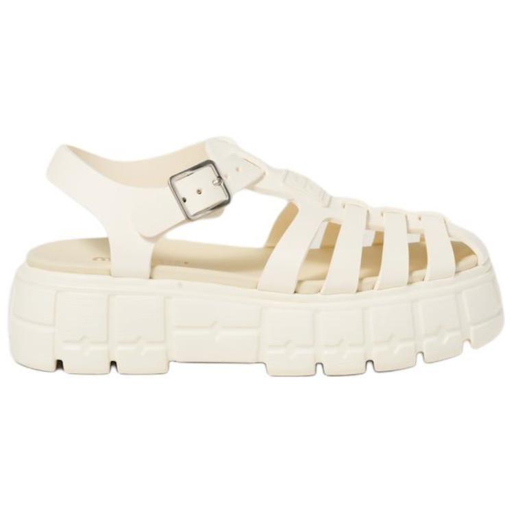 MIU MIU Roman Sandals Women's White