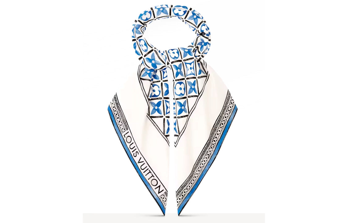 LOUIS VUITTON Monogram Flower Tile Square 90