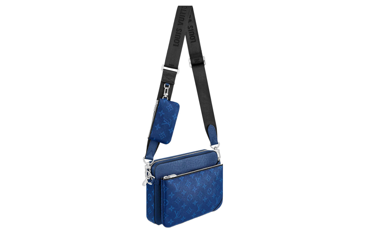 LOUIS VUITTON Trio Messenger Cobalt Blue