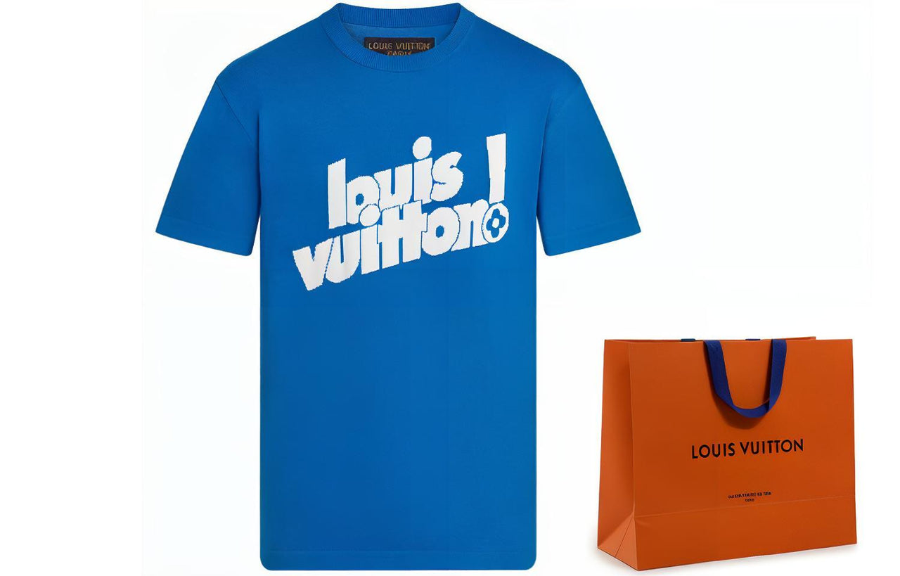 LOUIS VUITTON T-Shirt Men's Blue