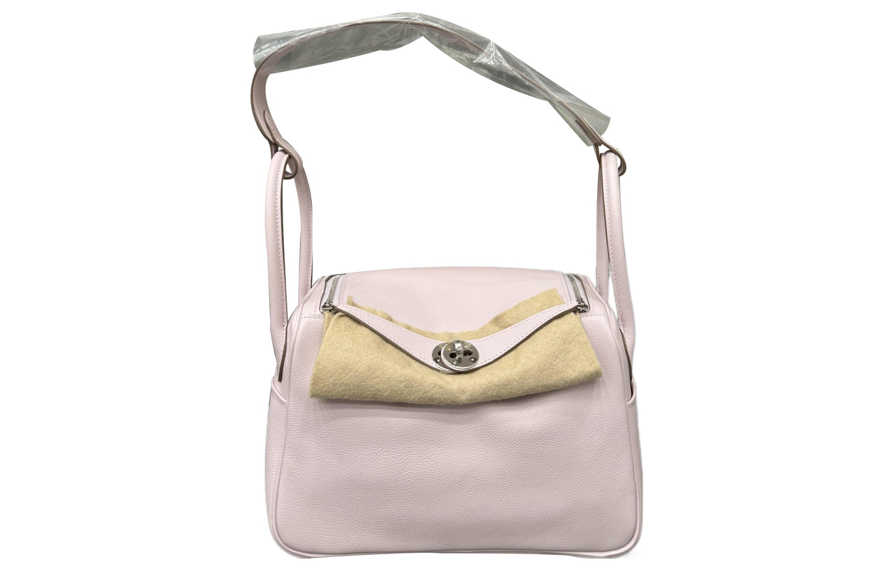 HERMES Lindy Evercolor Calfskin Handbag, Shoulder Bag Regular Women's