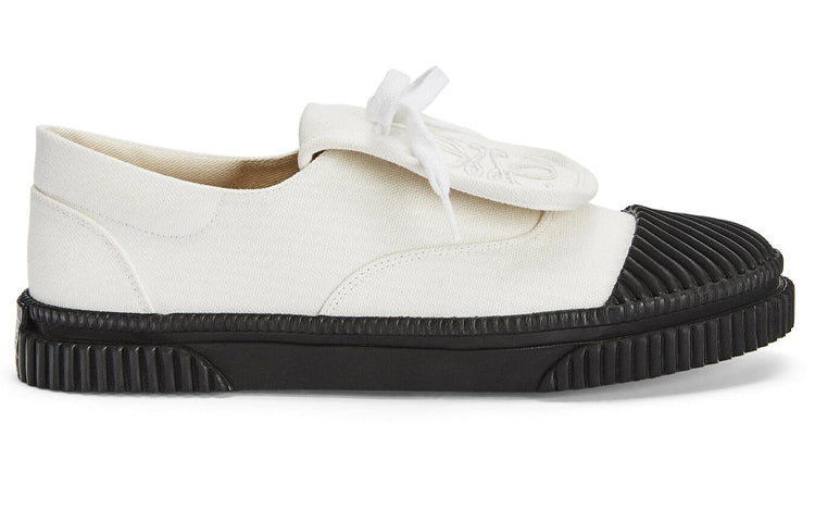 LOEWE Wear resistant And Lightweight Low Top Canvas Shoes Women's White