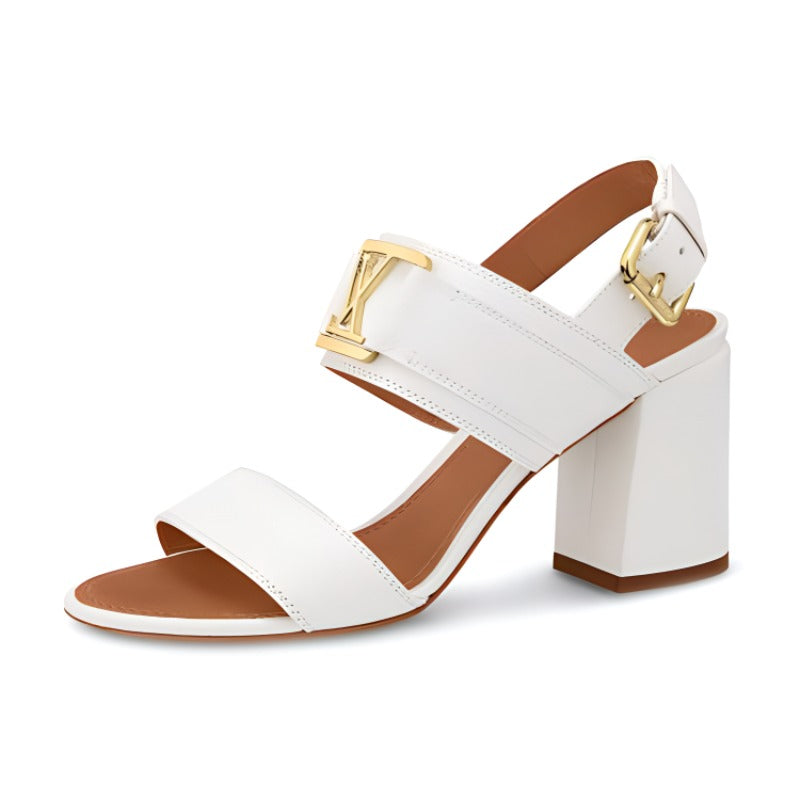 LOUIS VUITTON Lv Horizon Sports Sandals 'White Brown' Women's
