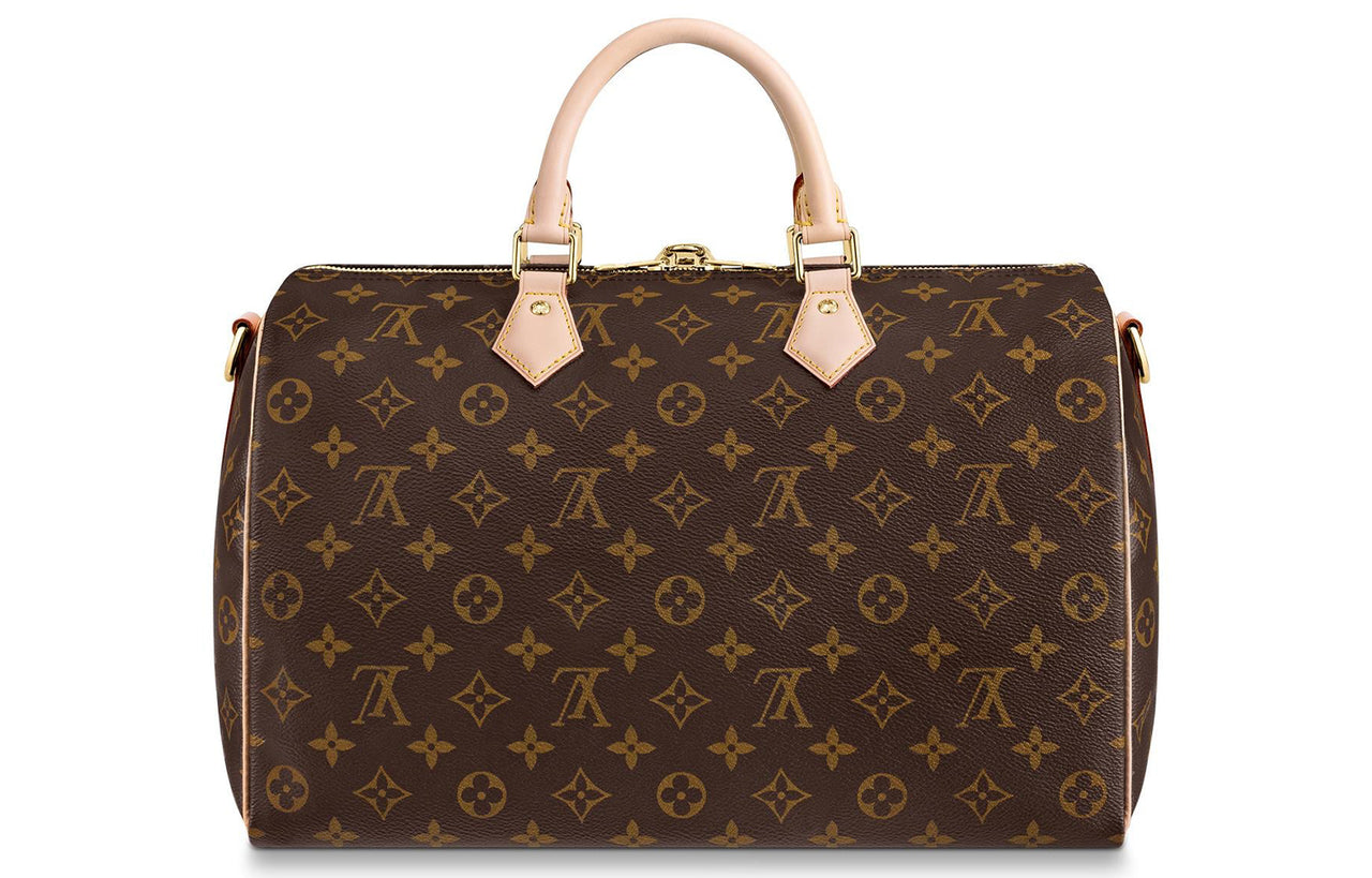 LOUIS VUITTON Speedy Bandouliere Monogram 35 Brown