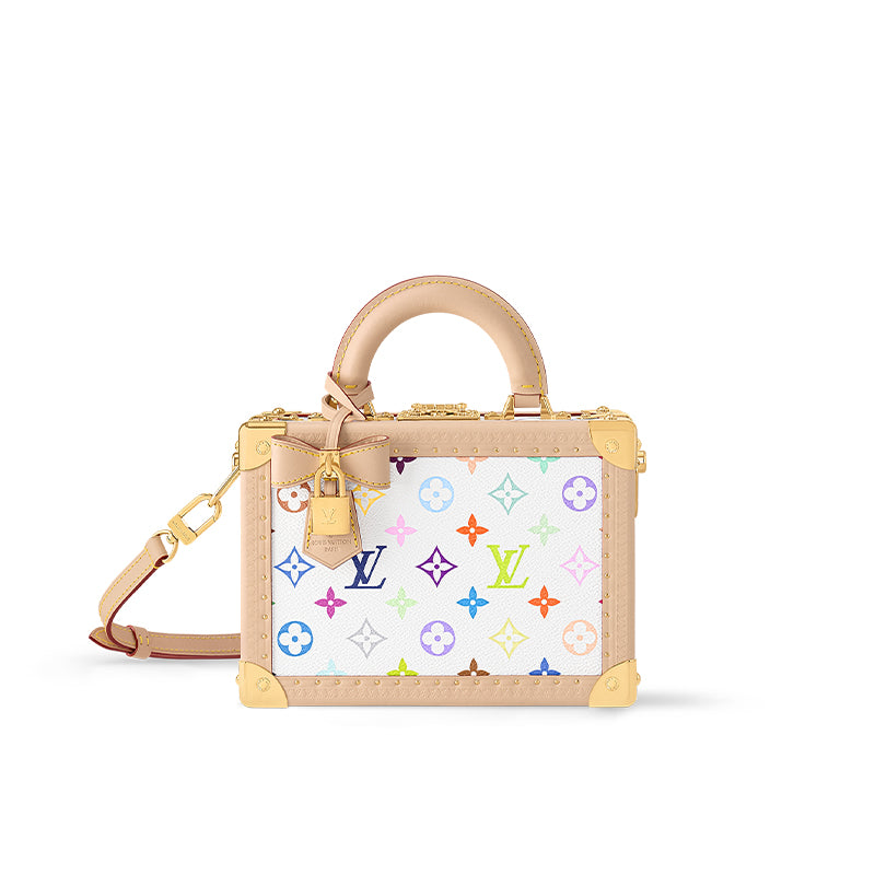 LOUIS VUITTON X Takashi Murakami Petite Valise White Multicolored