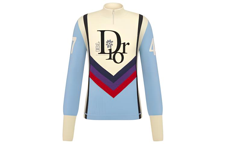 DIOR X Erl Zipped Collar Sweater