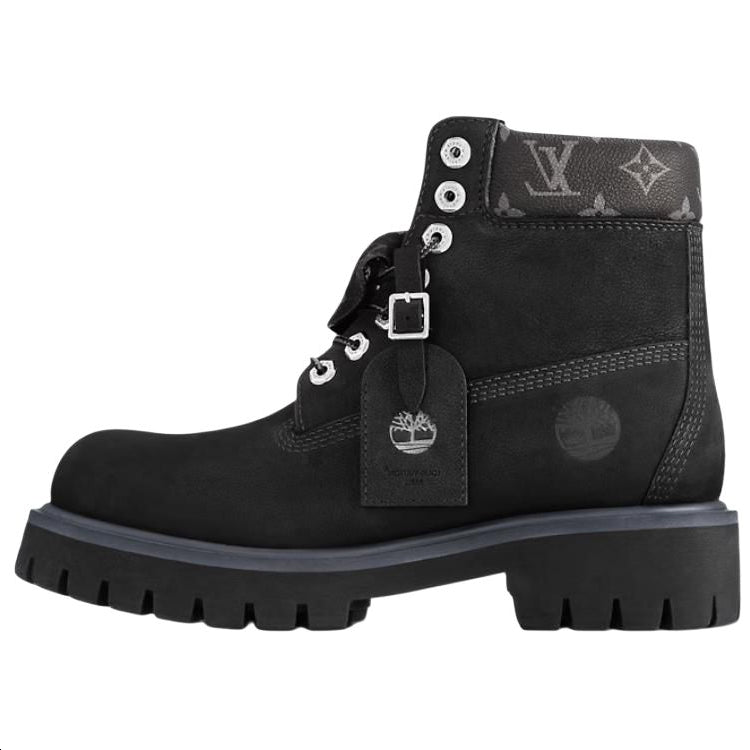 Timberland x LOUIS VUITTON Ankle-Length Martin Boot Men's Black