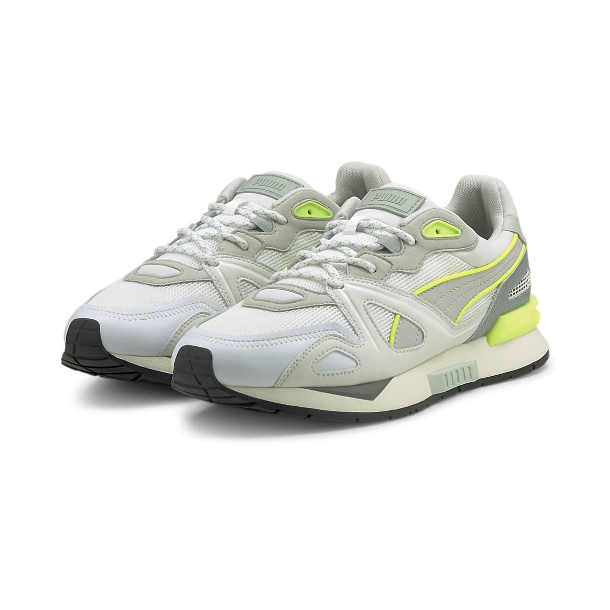 PUMA Mirage Mox White Running Shoes Grey 'White Light Gray' 382521-02