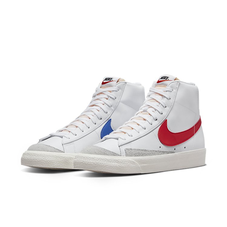 Nike Blazer Mid '77 Vintage 'Vintage Mismatched Swoosh Blue Red' BQ6806-117