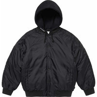 Supreme Hooded Stadium Jacket 'Black White' SUP-SS24-224