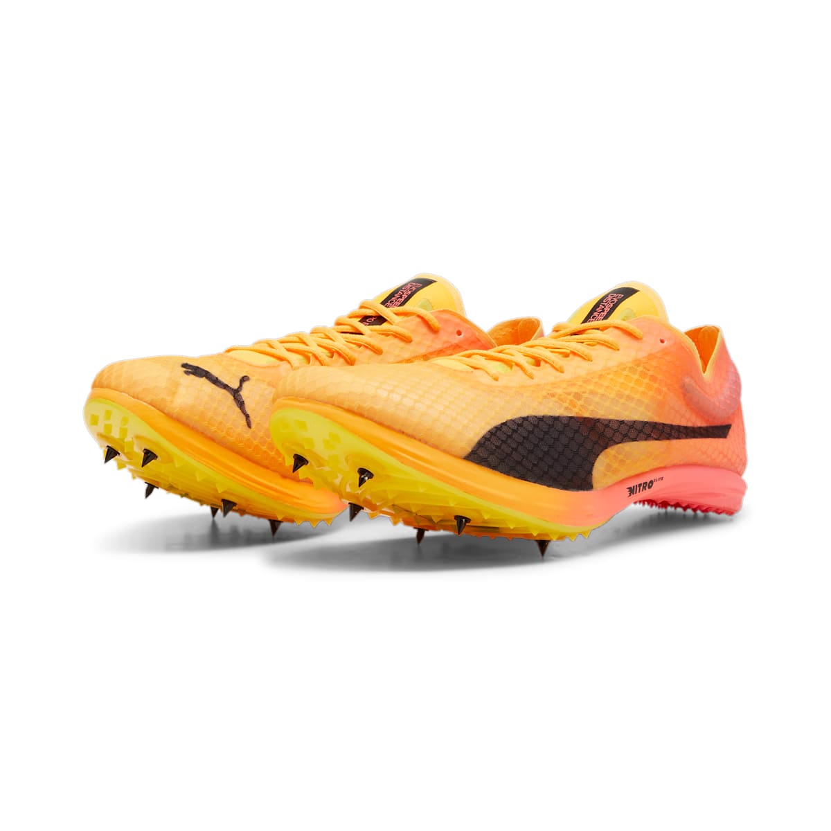 PUMA EvoSPEED Distance NITRO Elite+ 4 Cleats 'Orange Black' 380000-01