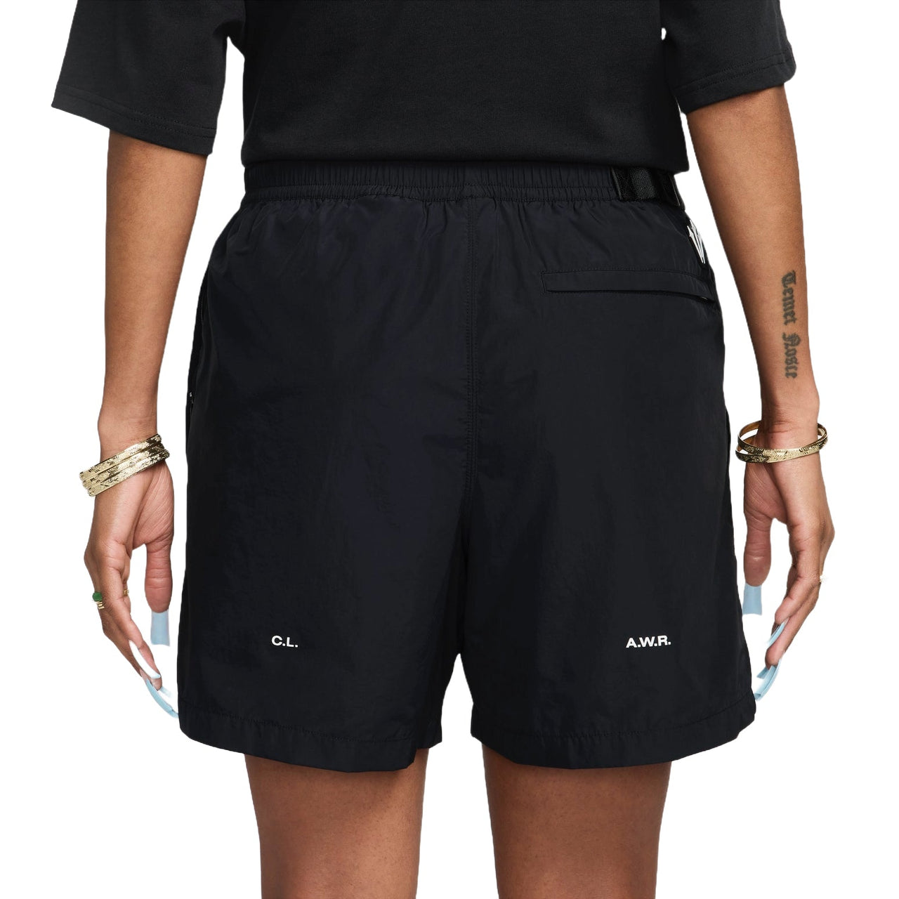 Nike x NOCTA Drake Cardinal Nylon Shorts 'Black White' FN8194-010