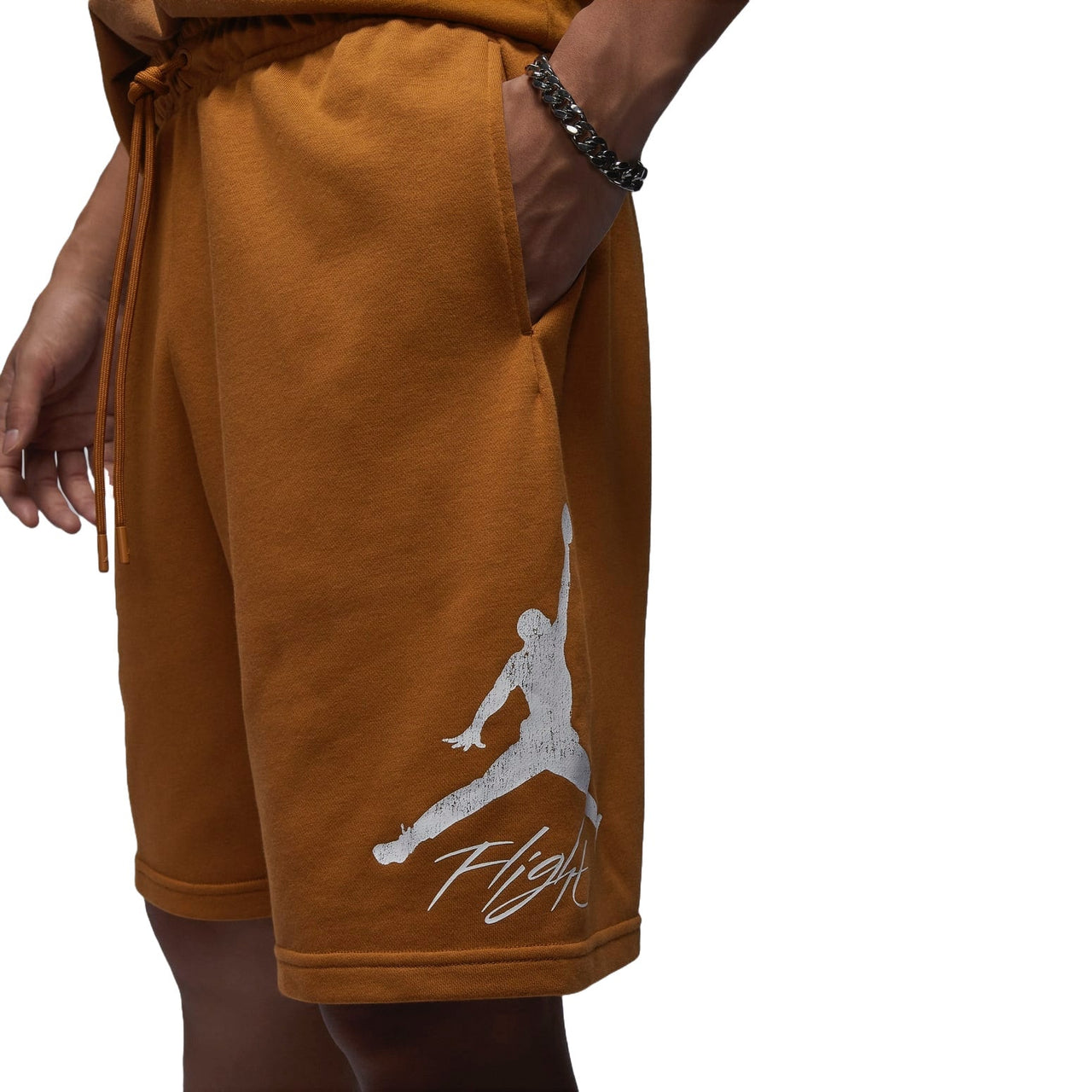 Air Jordan Essentials Fleece Shorts Asia Sizing 'Tan' FV7310-228