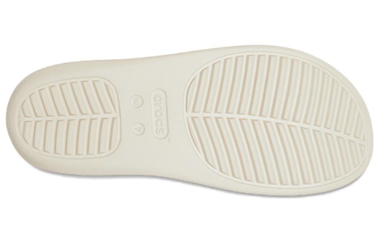 (WMNS) Crocs Getaway Platform H-Strap Sandals 'White Brown' 209667-160